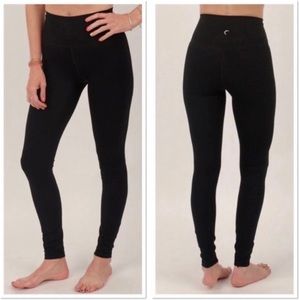 ZYIA BLACK BRILLIANT LEGGINGS HIGH RISE SIZE 12